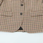 Willshela Women Fashion With Pockets Plaid Single Breasted Blazer Vintage Notched Neck Long Sleeves Female Chic Lady Outfits - Image 4