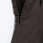 Willshela Women Fashion Brown Lace Up Backless Side Zipper Tops Vintage Thin Straps Square Collar Female Chic Lady Top - Image 6